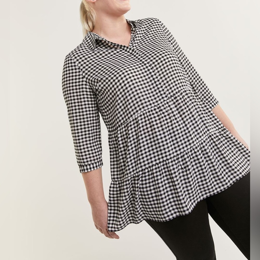 REITMANS checked Tunic size medium NWT‎